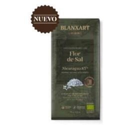 CHOCOLATE NICARAGUA 85% con fleur de sel 75 gr.