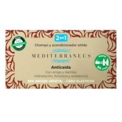 MEDITERRANEUS shampoo-conditioner solido anticaida 55 gr.