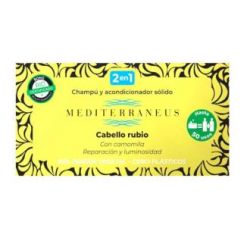 MEDITERRANEUS shampoo-condizionatore solido capelli biondi 55