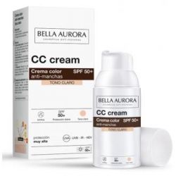 CC CREAM SPF 50+ tonalità chiara 30ml.