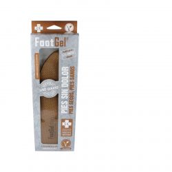 FOOTGEL plantillas gel uomo arancione taglia 39-42