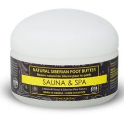 SAUNA&SPA burro naturale per piedi 120ml.