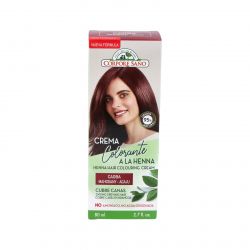 CREMA COLORANTE HENNA mogano 80ml.