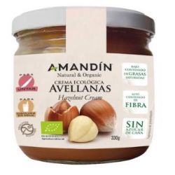 CREMA DI NOCCIOLE 330gr. BIO - AMANDIN
