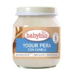 YOGUR DE VACA pera-cannella 6mesi 2udsx130g BIO SG