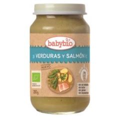 OMOGENEIZZATO VERDURE E SALMONE 6mesi 200gr. BIO