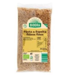 FIDEOS FINOS DI ESPELTA 250gr. BIO VEGAN