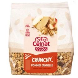 MUESLI CRUNCHY MELE E CANNELLA BIO 500gr.