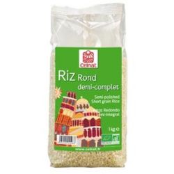 RISO ROTONDO semi integrale 1kg. BIO