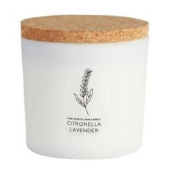 VELA TARRO BIANCO CITCORV citronela-lavanda 10x10c