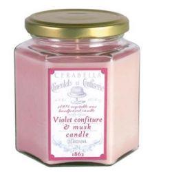 VELA TARRO ZUCCHERO G6 violet confiture-musk 8x10cm.