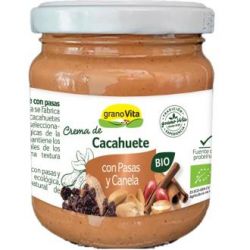 CREMA DI CACAHUETE con uvetta e cannella 175gr BIO SG