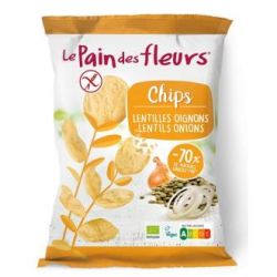 CHIPS DI LENTICCHIE con cebolla 50gr. BIO SG VEGAN