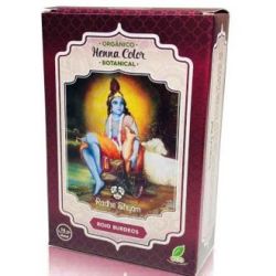HENNA POLVO BOTANICALS ROSSO BORGOGNA 100gr.