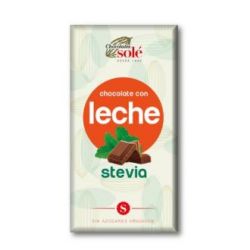 Cioccolato con latte e stevia 100gr. S/A