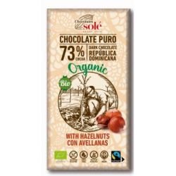 CHOCOLATE NEGRO 73% con nocciole 150g ECO SG VEGA
