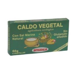 CALDO VEGETAL ECO con sale marina naturale 6pastilla