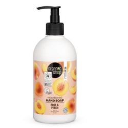 sapone DE MANOS NUTRITIVO rosa-pesca 500ml.