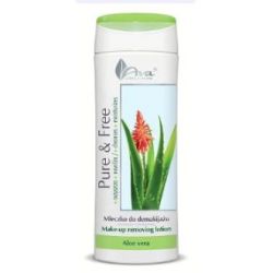 PURE AND FREE locione struccante con aloe 250