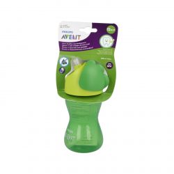 VASO con cannuccia 300ml. verde SCF798/01