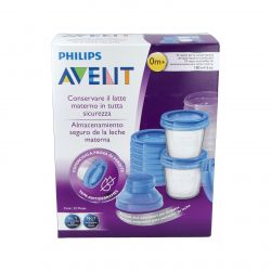 SET RECIPIENTES LATTE MATERNO 180ml 10ud SCF618/10
