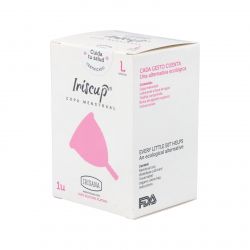 IRISCUP coppa mestruale taglia L trasparente IR40L