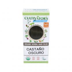 CASTAÑO OSCURO tinta organica 100gr. ECOCERT