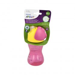 VASO con cannuccia 300ml. rosa SCF798/02