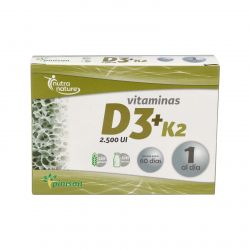 VITAMINA D3+K2 60cps. - PINISAN
