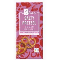 SALTY PRETZEL pezzi di pretzel cioccolato 80g BIO