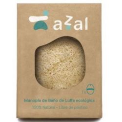 MANOPLA DI BAGNO DI LUFFA ECO ovalata con asa