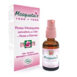 OLEO DI ROSA MOSQUETA+ROSA DAMASCENA 30ml. BIO