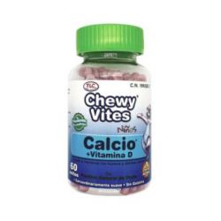CHEWY VITES kids calcio+vit. D 60ud.