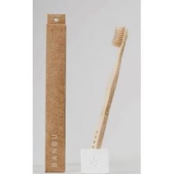BANBU spazzolino da denti adulto medio bianco.
