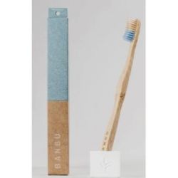 BANBU spazzolino da denti adulto medio blu.