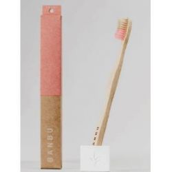 BANBU spazzolino da denti adulto medio rosa.