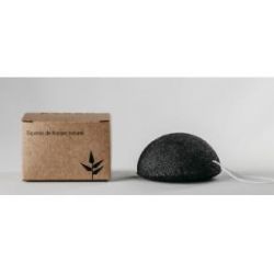 KONJAC spugna facciale esfoliante nera 7gr.