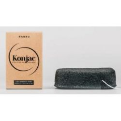 KONJAC spugna corporea esfoliante nera 5gr.