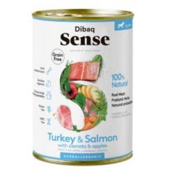 DIBAQ VETERINARIA DIBAQ SENSE SALMONE E TACCHINO PER CANE PUPPY LATA