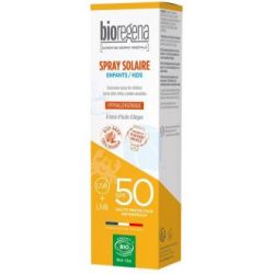 SPRAY SOLARE bambini SPF50 crema 90ml ipoallergenico . BIO