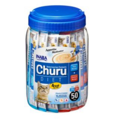 CHURU DIET RICETTA TONNO + POLLO (50P) 50 STICKS DI 14G SNACK