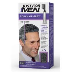 JUST FOR MEN TOUCH OF GREY TONO MARRONE NERO T55