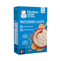 GERBER MULTICEREALI GALLETTA 0% 0% ZUCCHERI 270 G