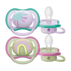 AVENT CHUPETE ULTRA AIR 0-6 M BAMBINA SOLE/ARCOVENTO 2 UDS SCF08