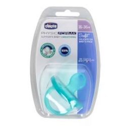 CIUCCIO PHYSIO SOFT silicona anat blu 12m +1un