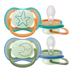 AVENT CIUCCIO ULTRA AIR NOTTURNI +18M NEUTRO LUNA/STELLA