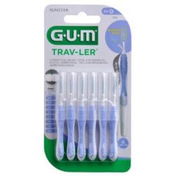 CEPILLO INTERDENTAL TRAV-LER 0.6mm 6cps azzurro chiaro
