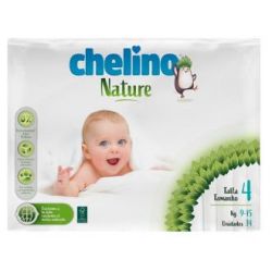 CHELINO PAÑAL INF natura T/4 9-15kg 34un
