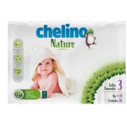 CHELINO PAÑAL INF natura T/3 4-10kg 36un