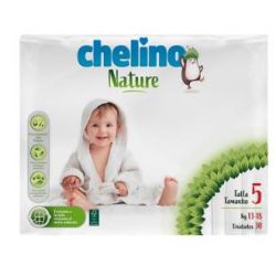 CHELINO PAÑAL INF natura T/5 13-18kg 30un